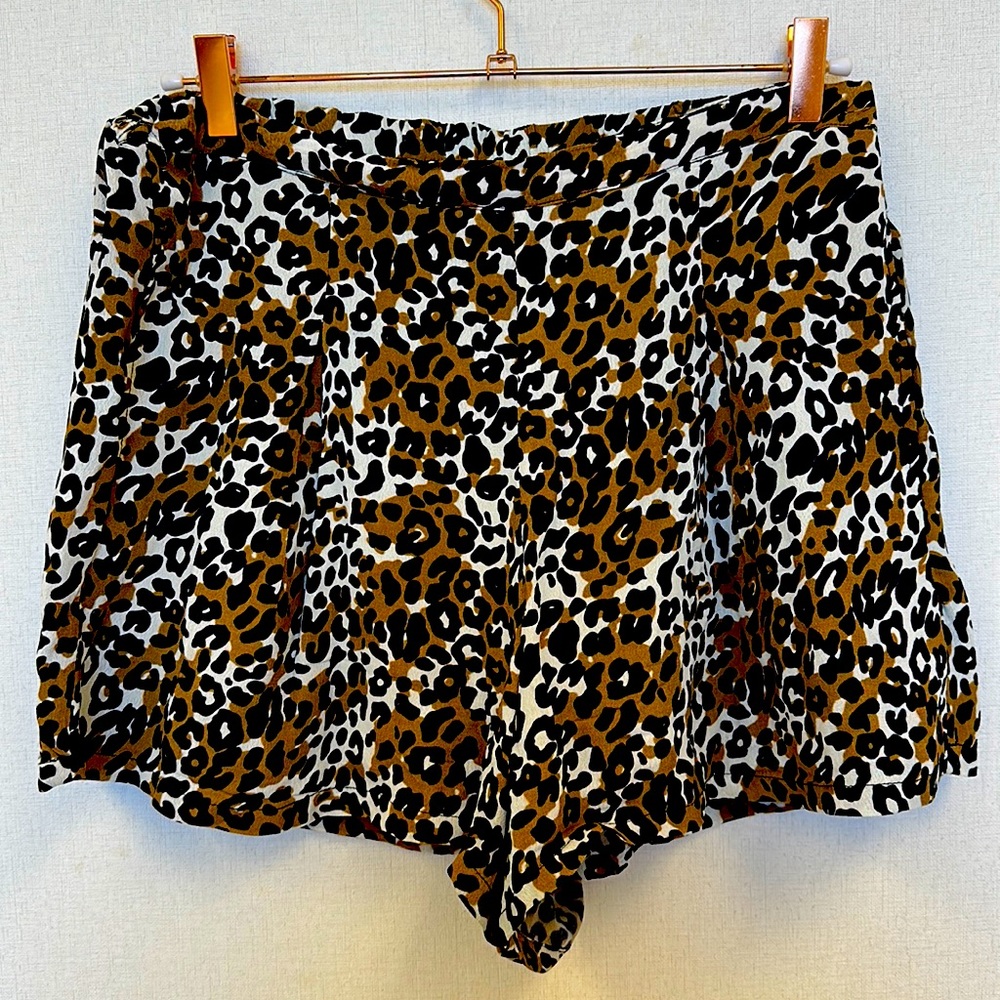 Cleobella Leopard Print Shorts